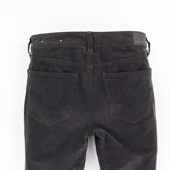 American Eagle Corduroy Jegging‎ Pants Super Stretch Womens Size 4 Black - Picture 3 of 9